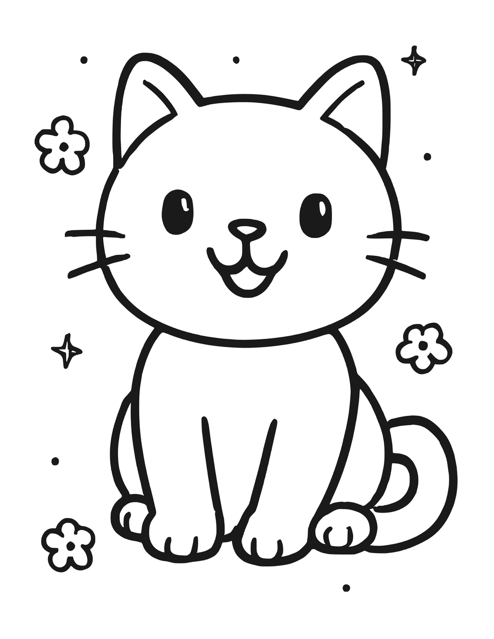 Free Cute Animal Coloring Page