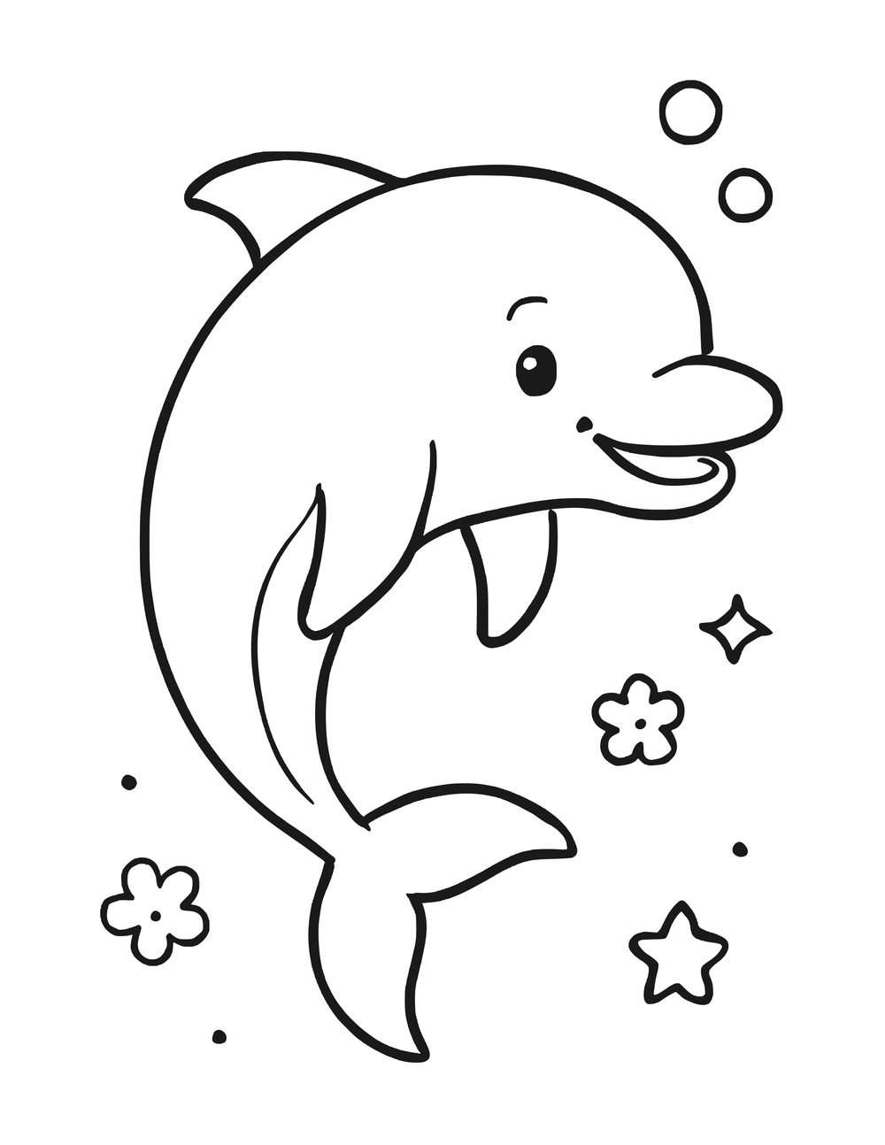 Free Ocean Animal Coloring Page