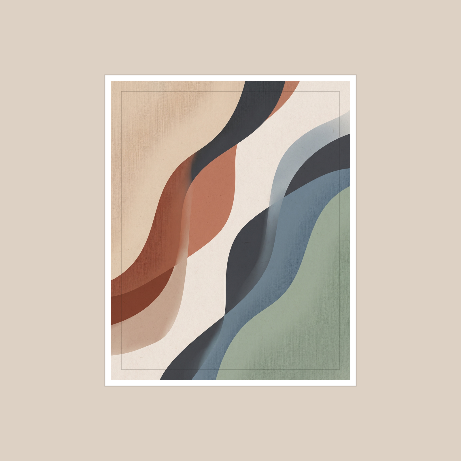 Abstract Art Wall Art Set — 6 Printable Modern Abstract Prints (8x10, 11x14, 16x20 · PDF + JPG + SVG)