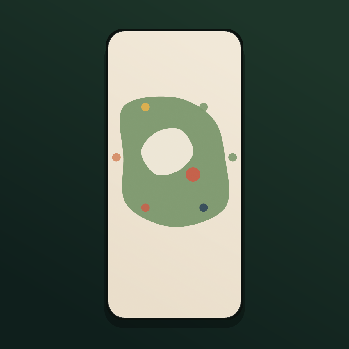 Abstract Organic Shapes Wallpapers — 12 Modern Matisse Cut-Out Lock Screens (iPhone + Android) preview 4