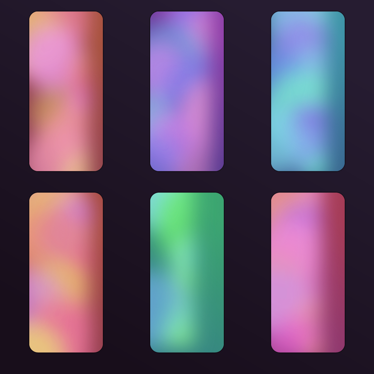 Aura Gradient Aesthetic Wallpapers — 12 Dreamy Blurred Gradient Lock Screens (iPhone + Android) preview 2