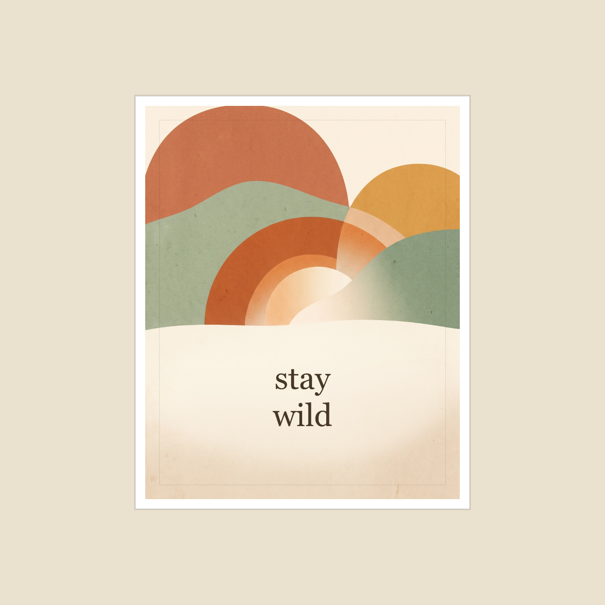 Boho Affirmations Wall Art Set — 6 Printable Quote Posters (8x10, 11x14, 16x20 · PDF + SVG) preview 3