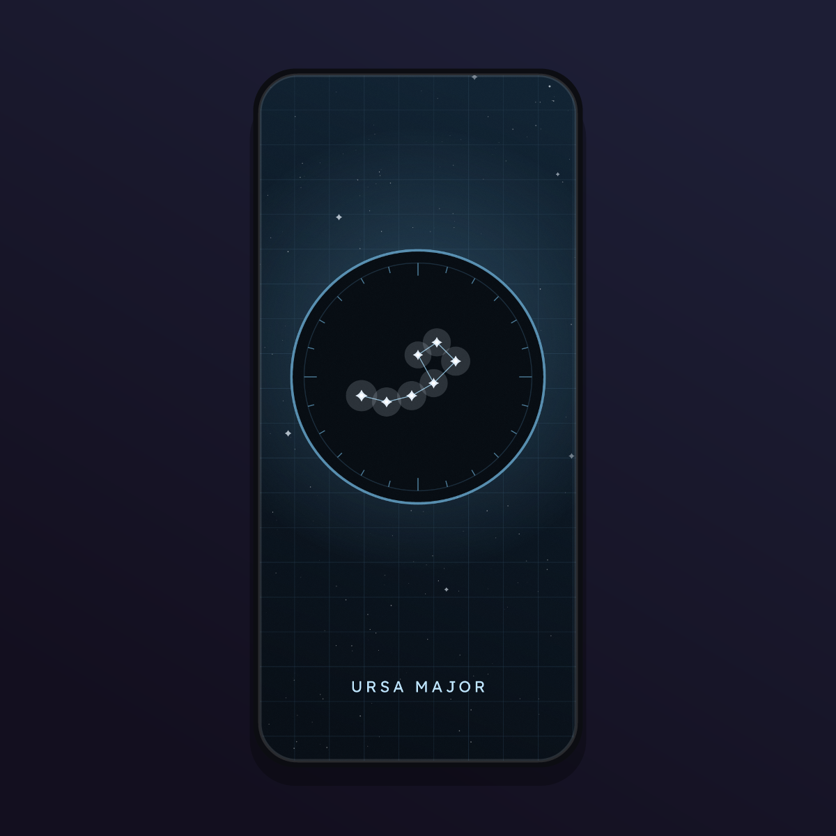 Constellation Star Map Wallpapers — 12 Deep Navy Night Sky Chart Lock Screens (iPhone + Android) preview 3