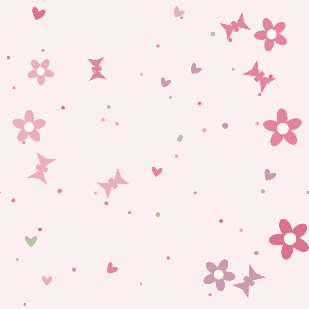Coquette Digital Paper Pack — 8 Seamless Bow, Heart & Floral Patterns (Commercial Use) preview 4