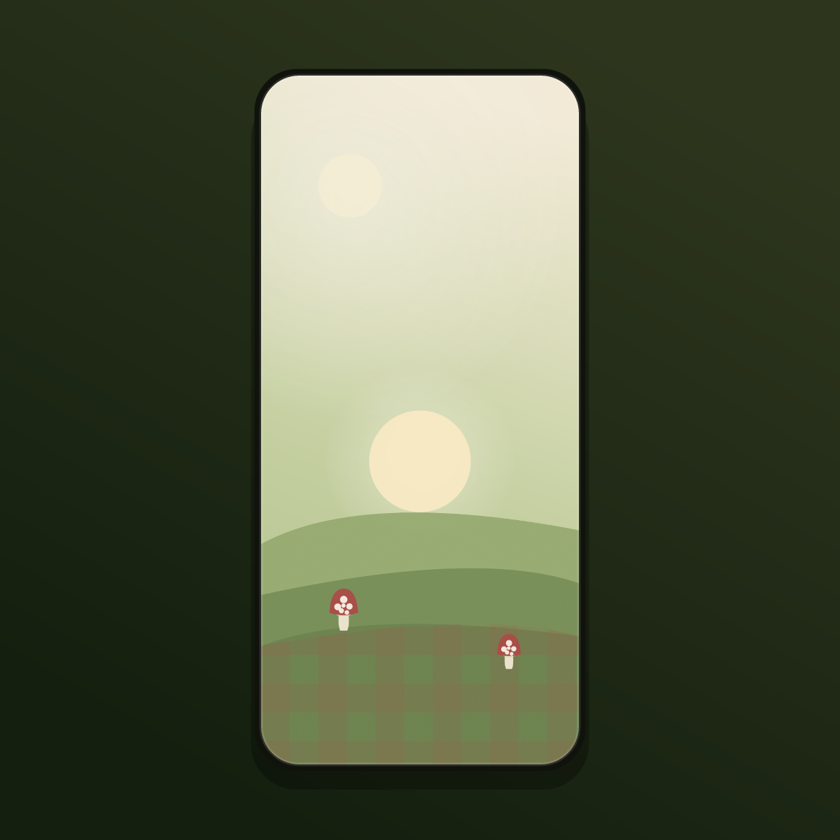 Cottagecore Mushroom Wallpapers — 12 Cozy Toadstool & Wildflower Lock Screens (iPhone + Android) preview 3