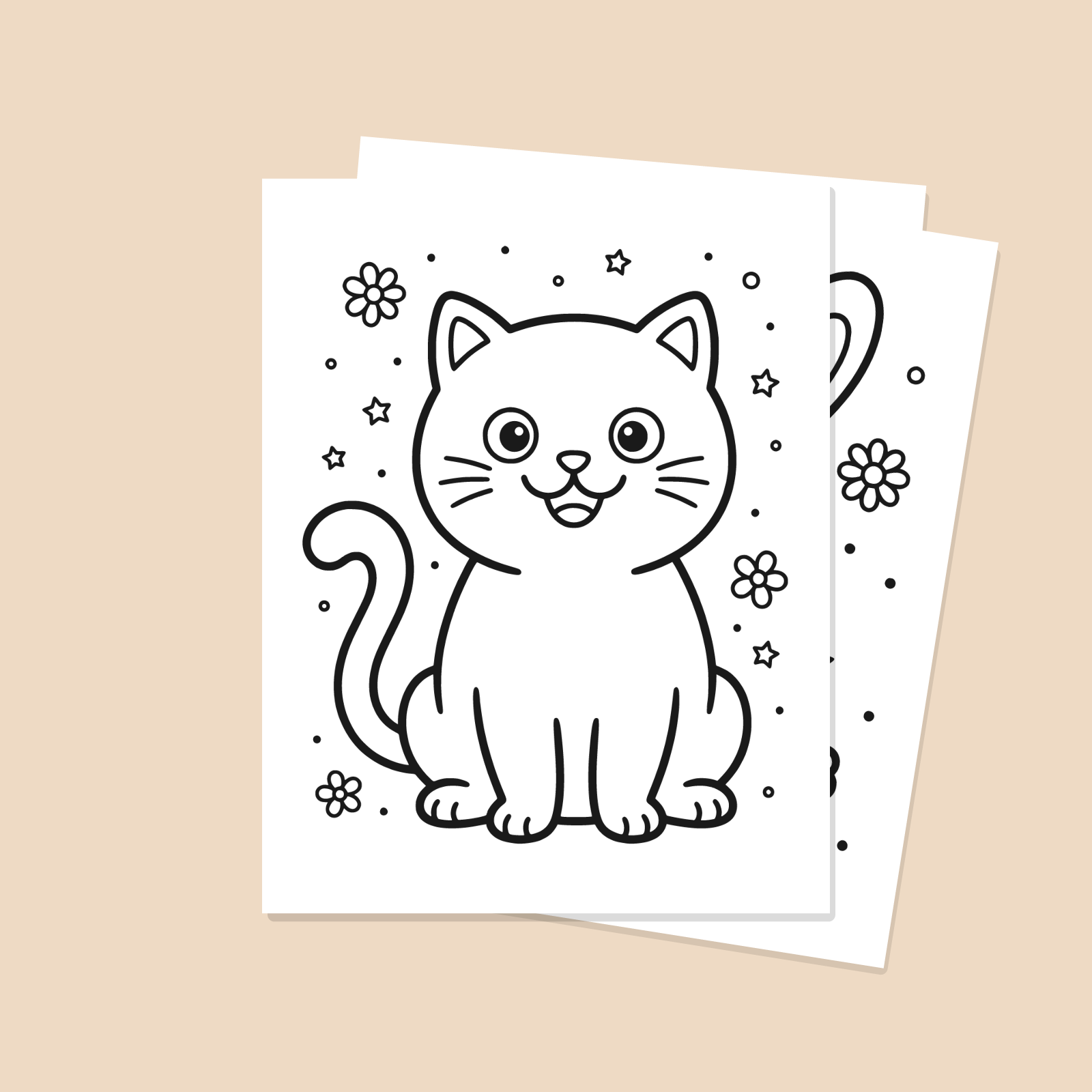 Cute Animals Coloring Pages for Kids — 10 Easy Printable Coloring Sheets (Toddlers & Kids)