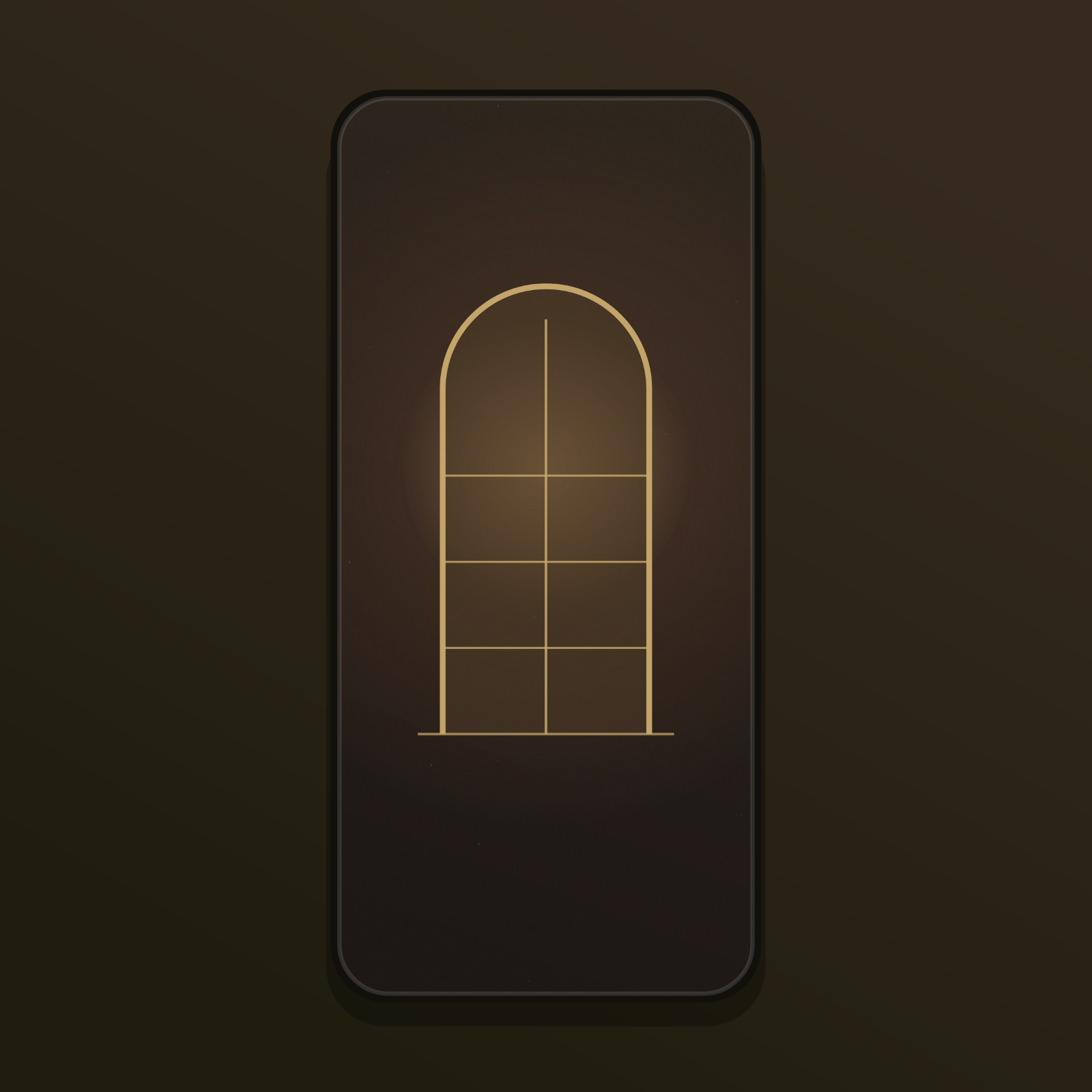 Dark Academia Moody Wallpapers — 12 Vintage Sepia Arch & Laurel Lock Screens (iPhone + Android)