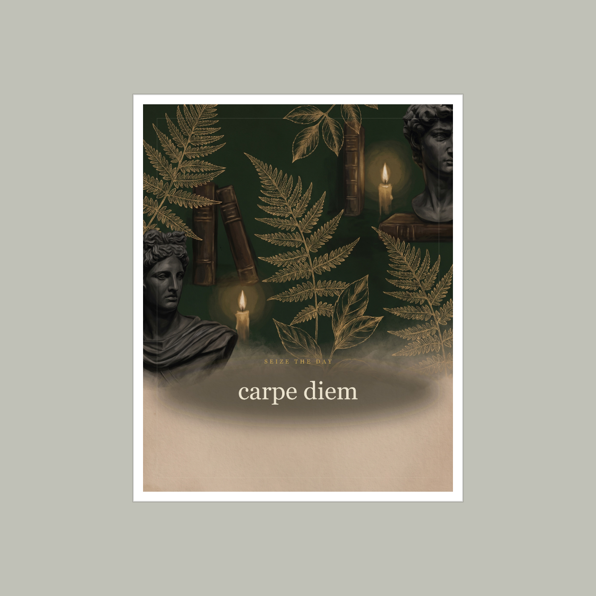 Dark Academia Wall Art Set — 6 Printable Moody Quote Posters (8x10, 11x14, 16x20 · PDF + JPG + SVG) preview 4
