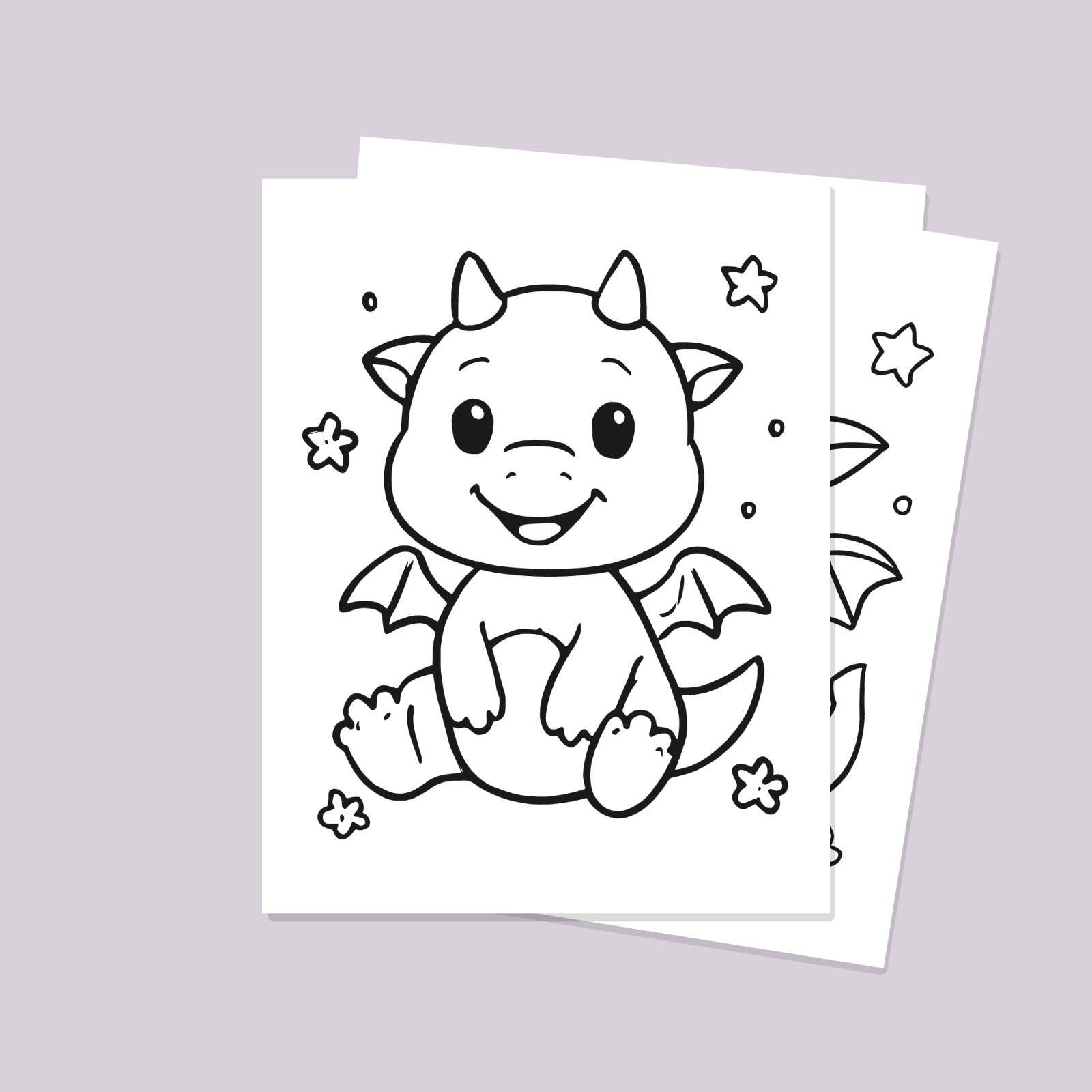 Dragon Coloring Pages for Kids — 10 Easy Printable Coloring Sheets (Cute Dragons, Baby Dragon & More)