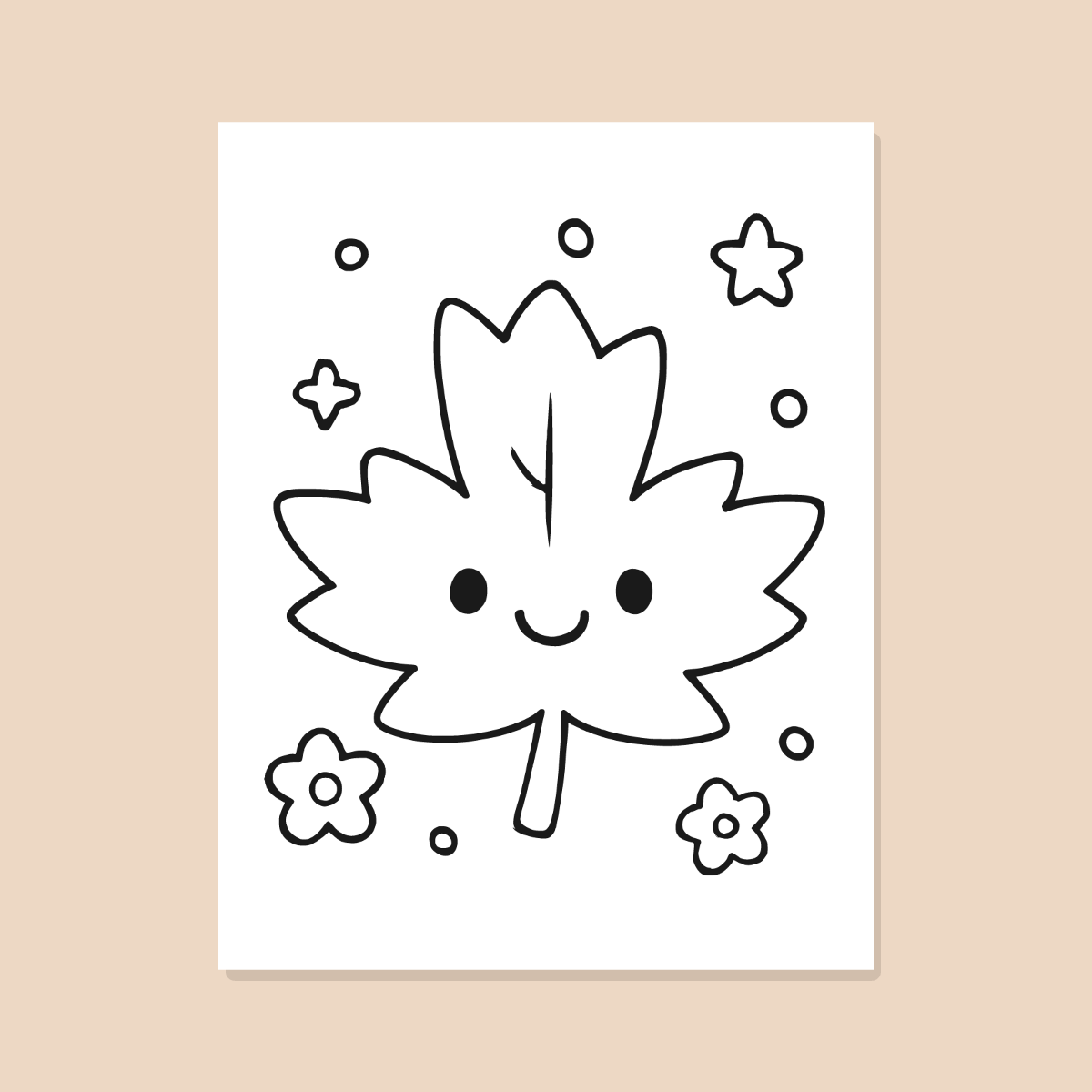 Fall & Autumn Coloring Pages — 10 Easy Printable Coloring Sheets (Pumpkin, Leaves, Hedgehog & More) preview 2