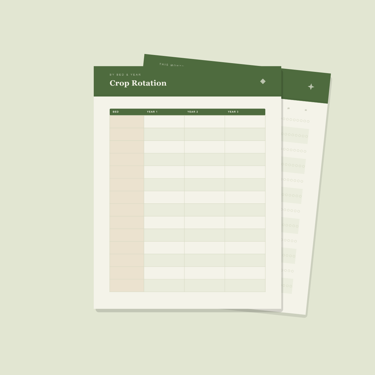 Garden Planner — 10 Printable Pages (Layout, Seeds, Harvest · A4 + US Letter PDF + SVG) preview 4