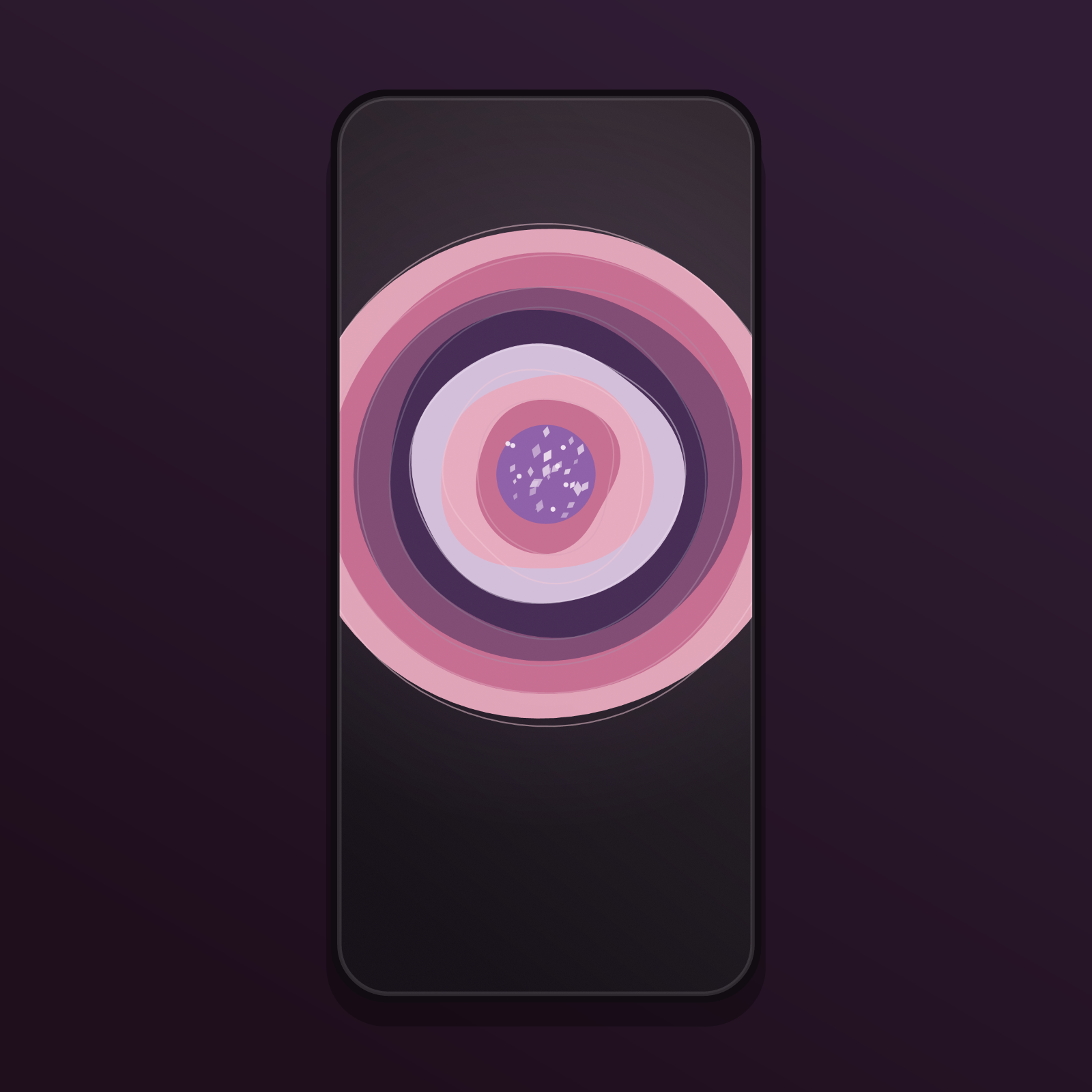 Geode Agate Slice Wallpapers — 12 Crystal Mineral Cross-Section Lock Screens (iPhone + Android)