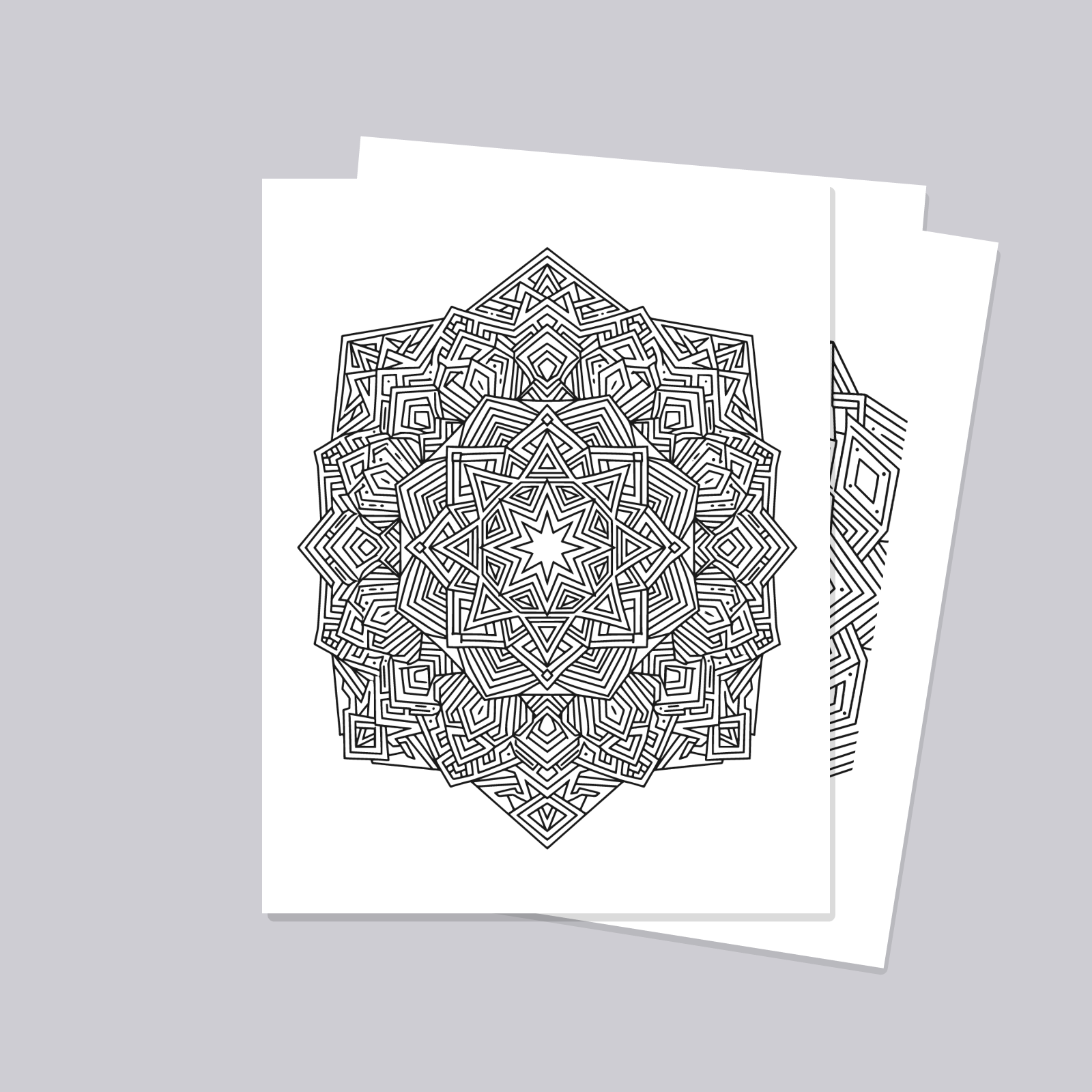 Geometric Mandala Coloring Pages — 10 Printable Adult Coloring Sheets (Intricate Symmetrical Designs)