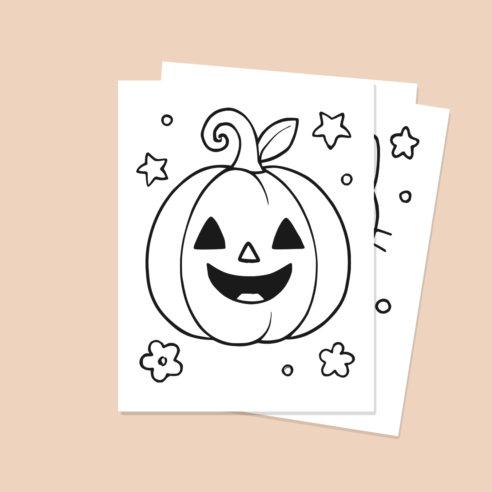 Halloween Coloring Pages — 10 Easy Printable Coloring Sheets (Pumpkin, Ghost, Black Cat & More)