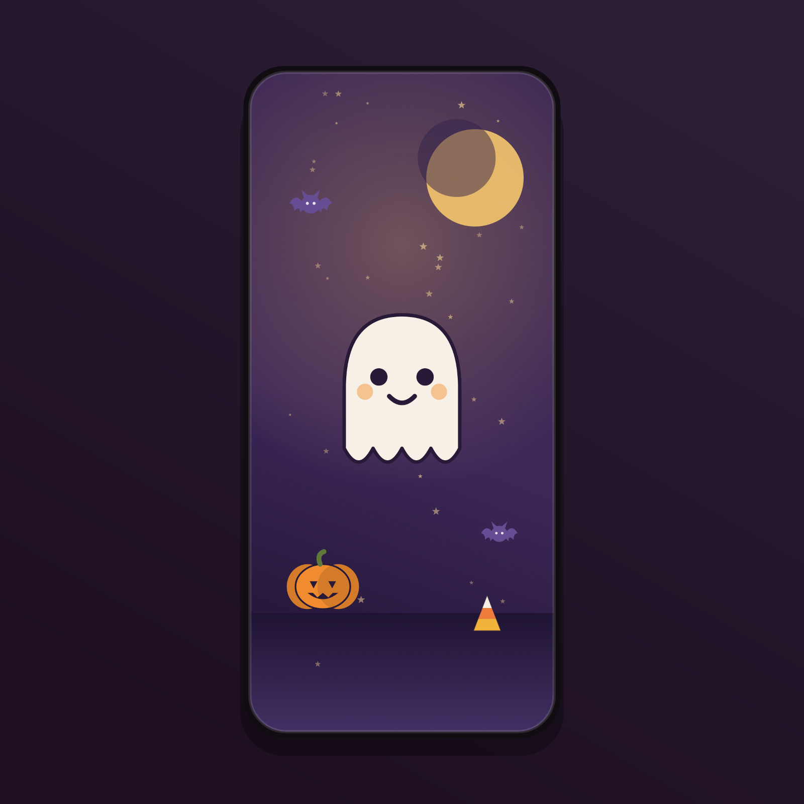 Cute Halloween Wallpapers — 12 Spooky-Not-Scary Ghost & Pumpkin Lock Screens (iPhone + Android)