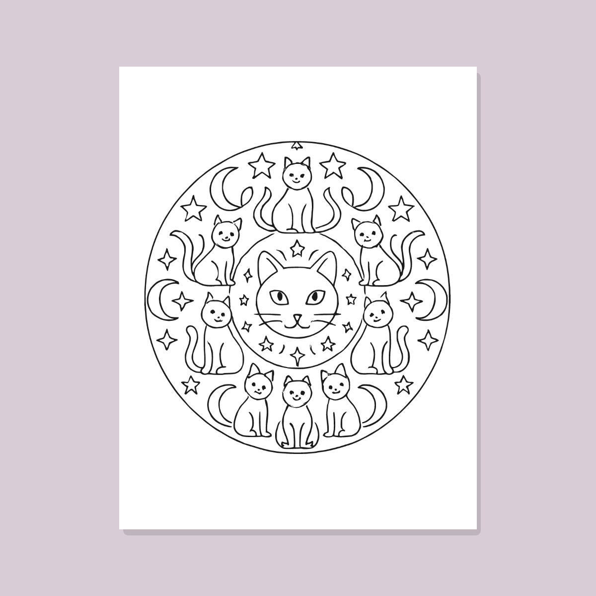 Halloween Mandala Coloring Pages — 10 Printable Adult Coloring Sheets (Pumpkin, Bat, Skull & More) preview 4