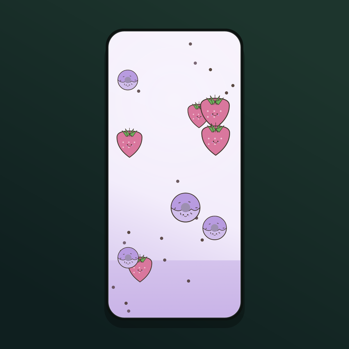 Kawaii Boba Bubble Tea Wallpapers — 12 Cute Food & Sweets Lock Screens (iPhone + Android) preview 3