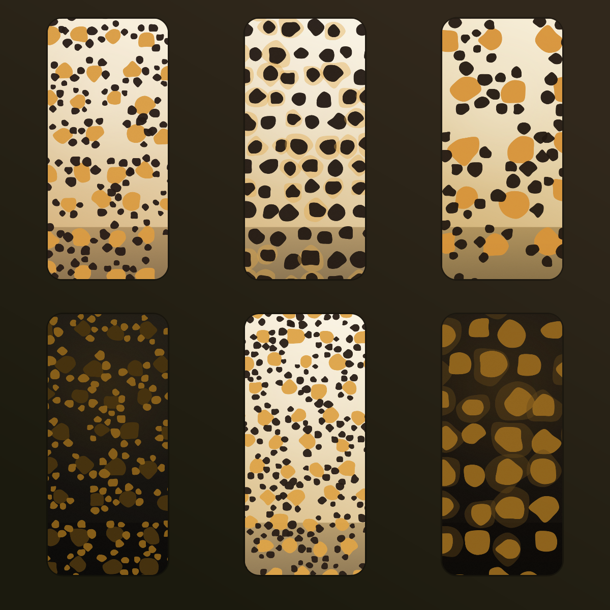 Leopard & Cheetah Print Wallpapers — 12 Animal Print Rosette Lock Screens (iPhone + Android) preview 2