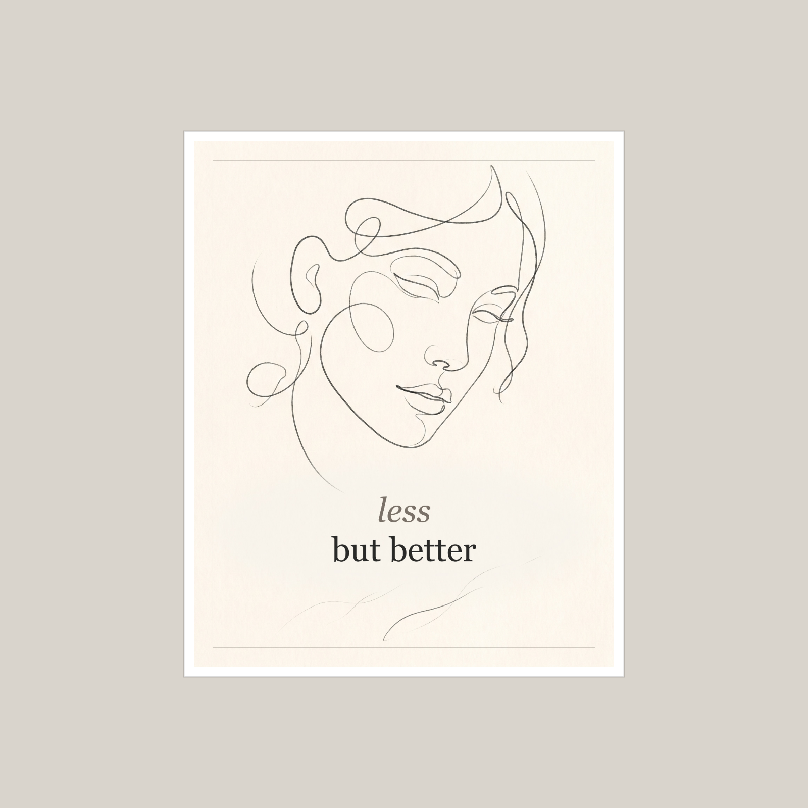 Minimalist Line Art Wall Art Set — 6 Printable Quote Posters (8x10, 11x14, 16x20 · PDF + SVG)
