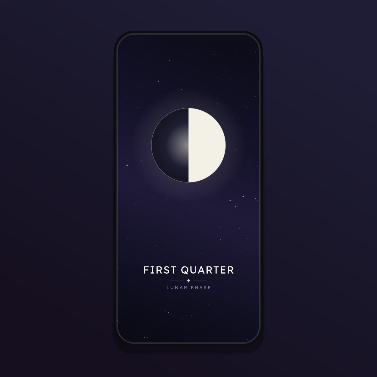 Moon Phases Celestial Wallpapers — 12 Lunar Cycle Lock Screens (iPhone + Android) preview 3