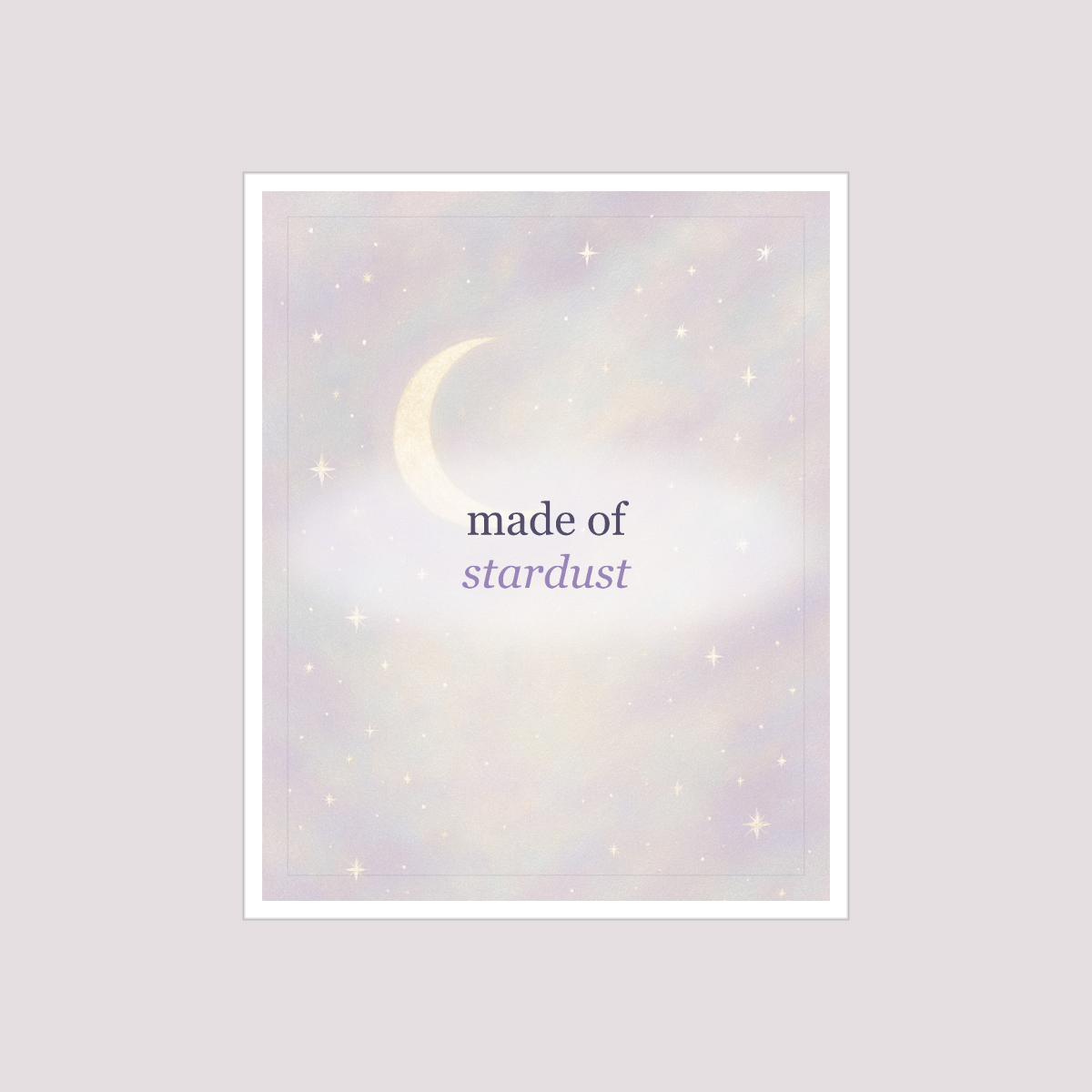 Opalescent Celestial Wall Art Set — 6 Printable Moon & Star Quote Prints (8x10, 11x14, 16x20 · PDF + JPG + SVG) preview 4
