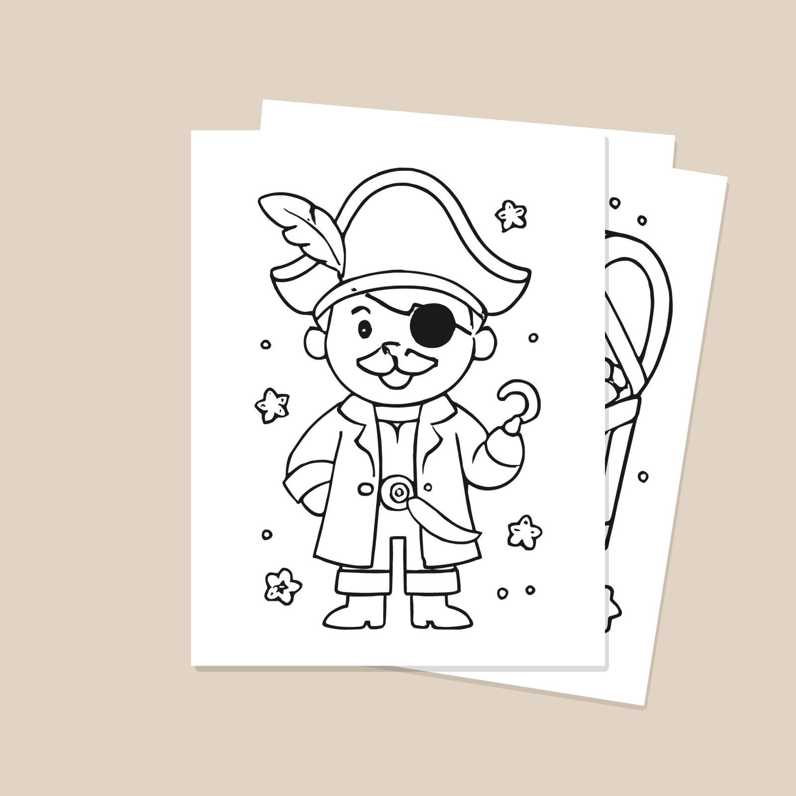 Pirate Coloring Pages for Kids — 10 Easy Printable Coloring Sheets (Pirate, Ship, Treasure & More)