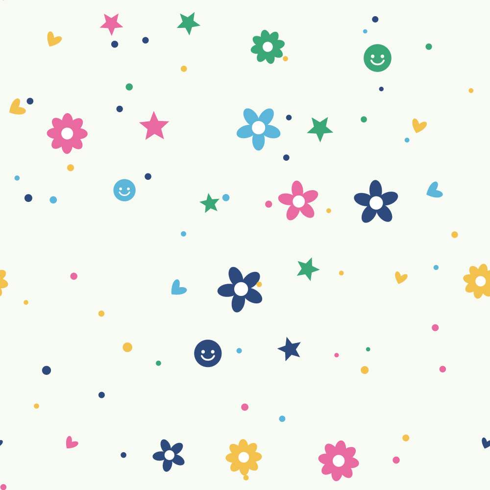 Preppy Digital Paper Pack — 8 Seamless Smiley, Checkerboard & Daisy Patterns (Commercial Use) preview 2
