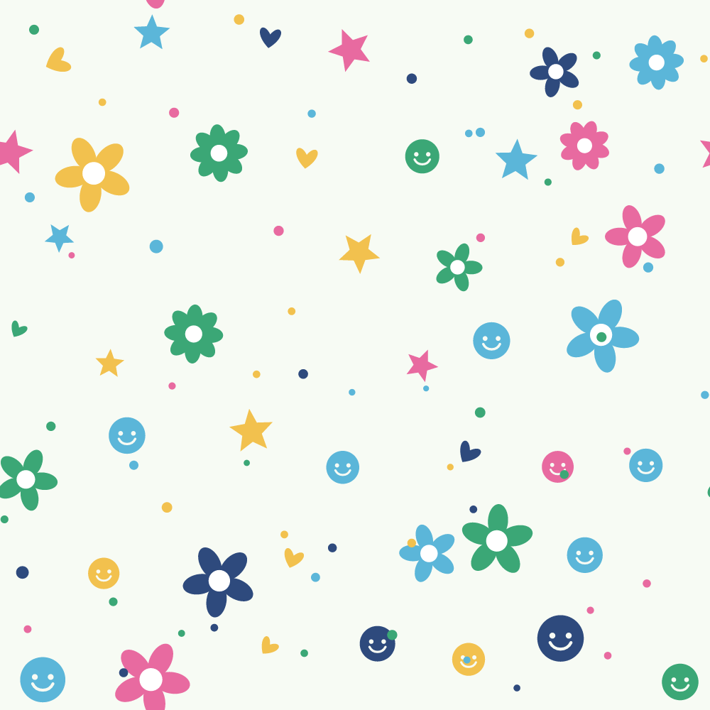 Preppy Digital Paper Pack — 8 Seamless Smiley, Checkerboard & Daisy Patterns (Commercial Use) preview 3