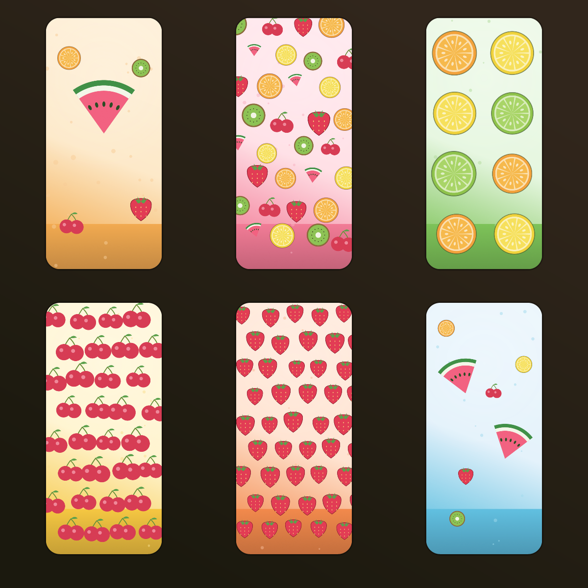Summer Fruit Punch Wallpapers — 12 Bright Juicy Fruit Lock Screens (iPhone + Android) preview 2