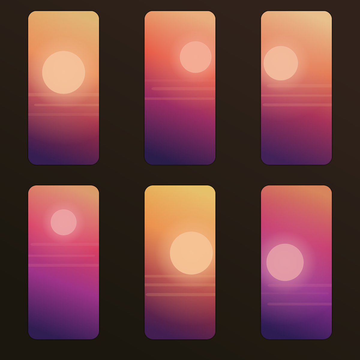 Sunset Gradient Aesthetic Wallpapers — 12 Dreamy Dusk Gradient Lock Screens (iPhone + Android) preview 2