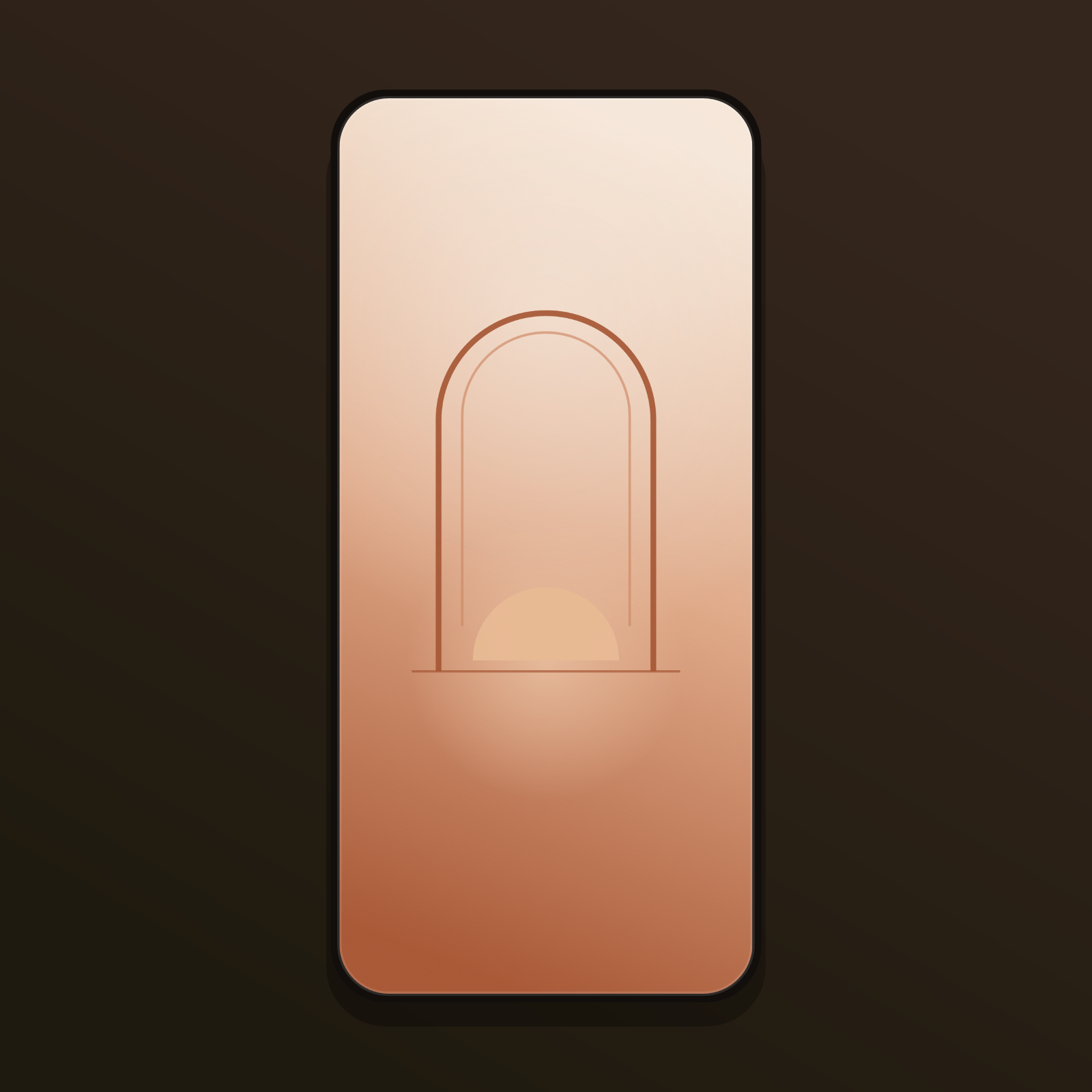 Terracotta Arch Boho Wallpapers — 12 Warm Clay Sun & Arch Lock Screens (iPhone + Android)