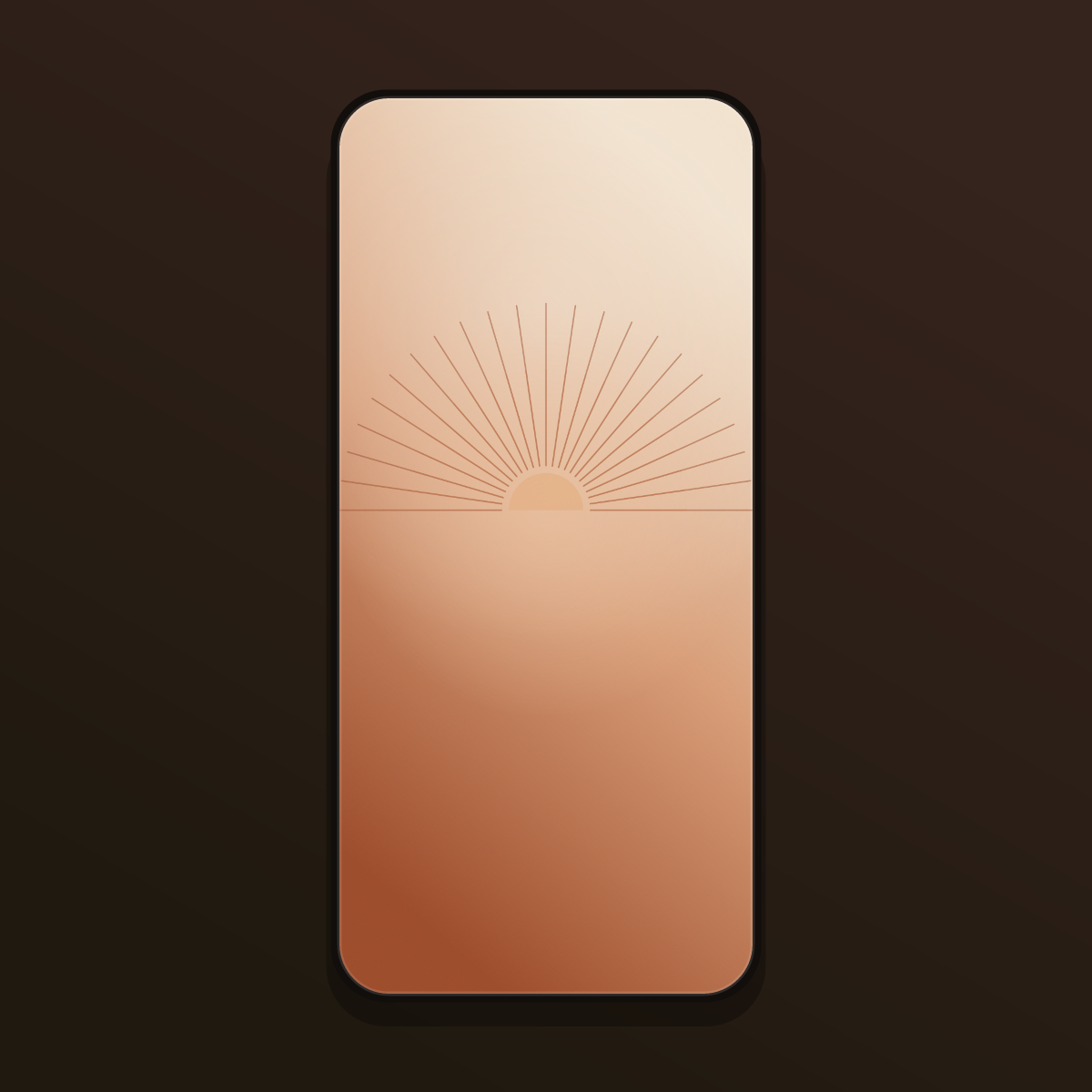 Terracotta Arch Boho Wallpapers — 12 Warm Clay Sun & Arch Lock Screens (iPhone + Android) preview 4