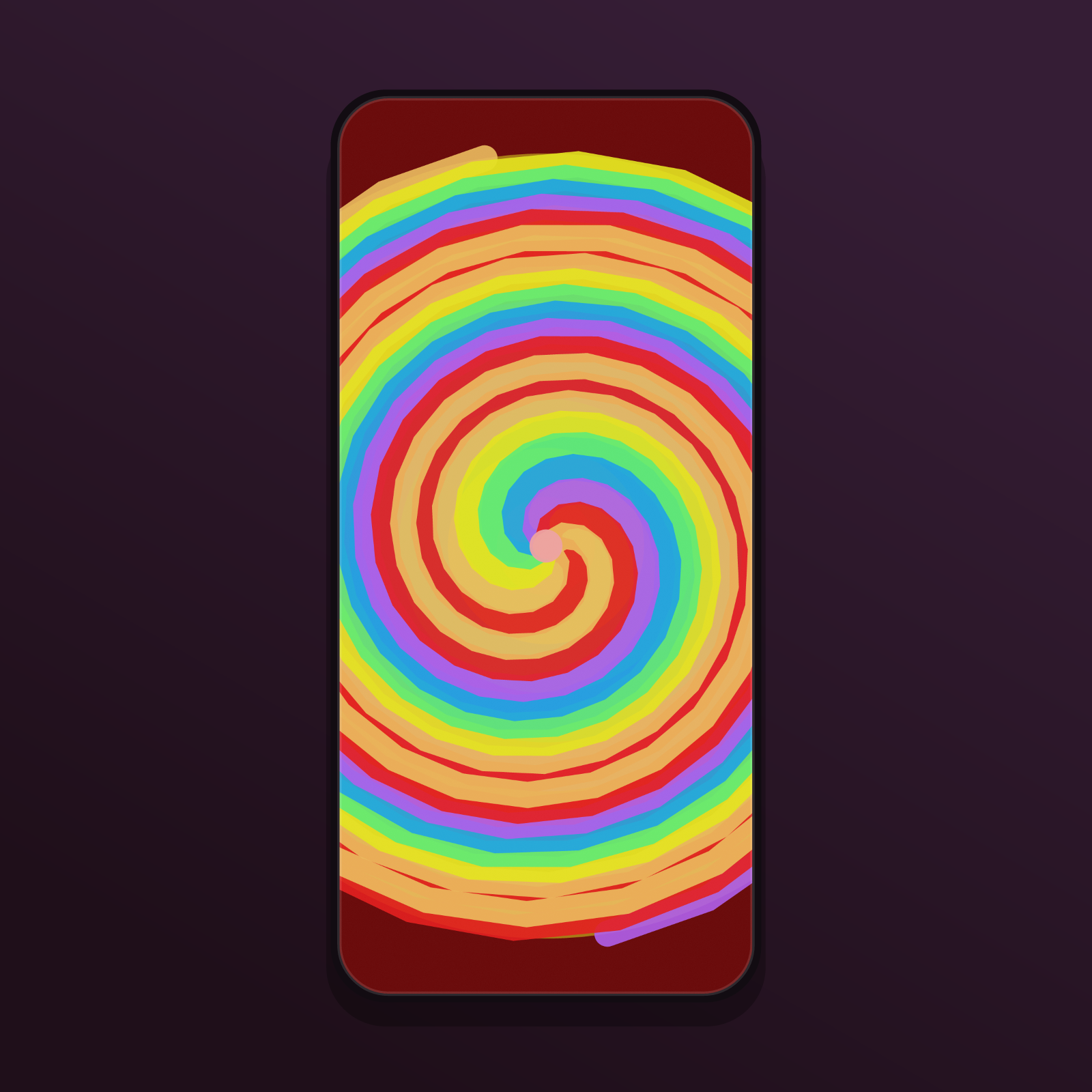 Tie Dye Swirl Wallpapers — 12 Rainbow & Pastel Spiral Lock Screens (iPhone + Android)