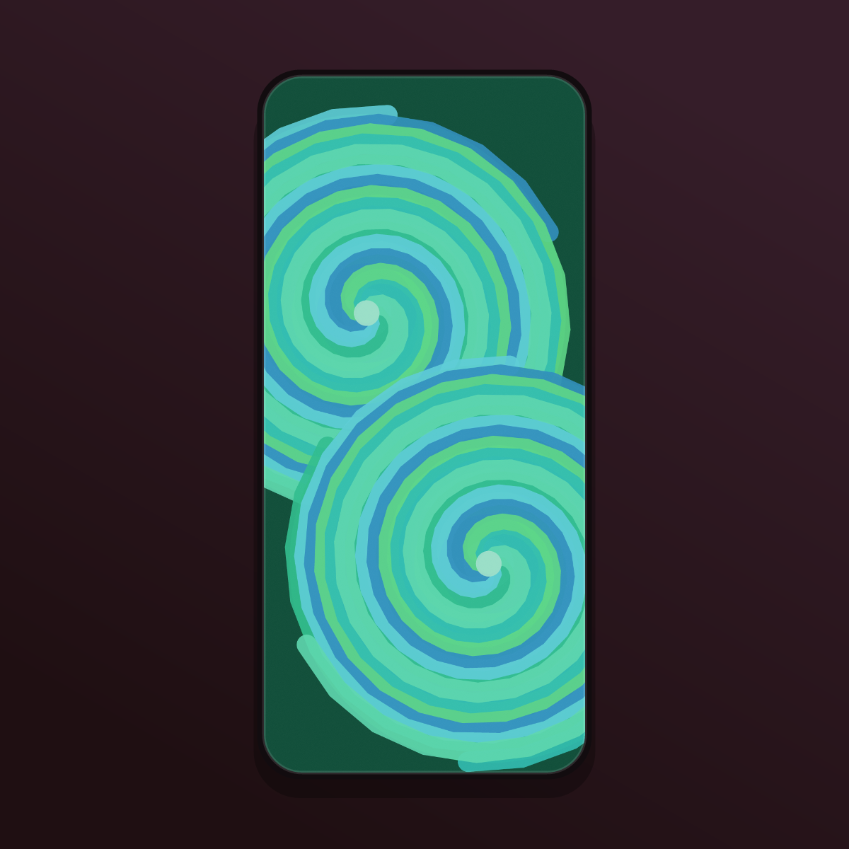 Tie Dye Swirl Wallpapers — 12 Rainbow & Pastel Spiral Lock Screens (iPhone + Android) preview 4