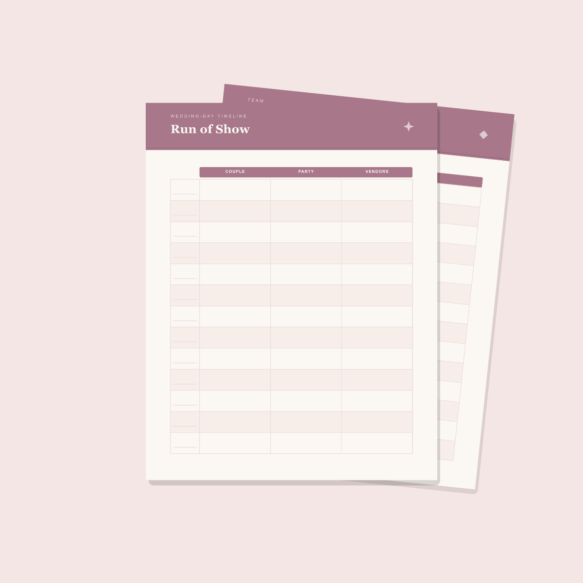 Wedding Planner — 10 Printable Pages (A4 + US Letter PDF + SVG) preview 4