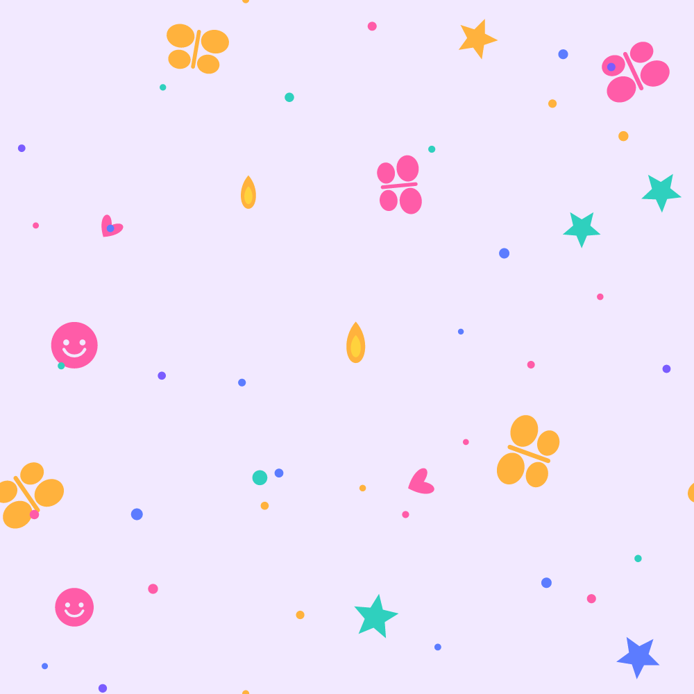 Y2K Digital Paper Pack — 8 Seamless Butterfly, Smiley & Star Patterns (Commercial Use) preview 4