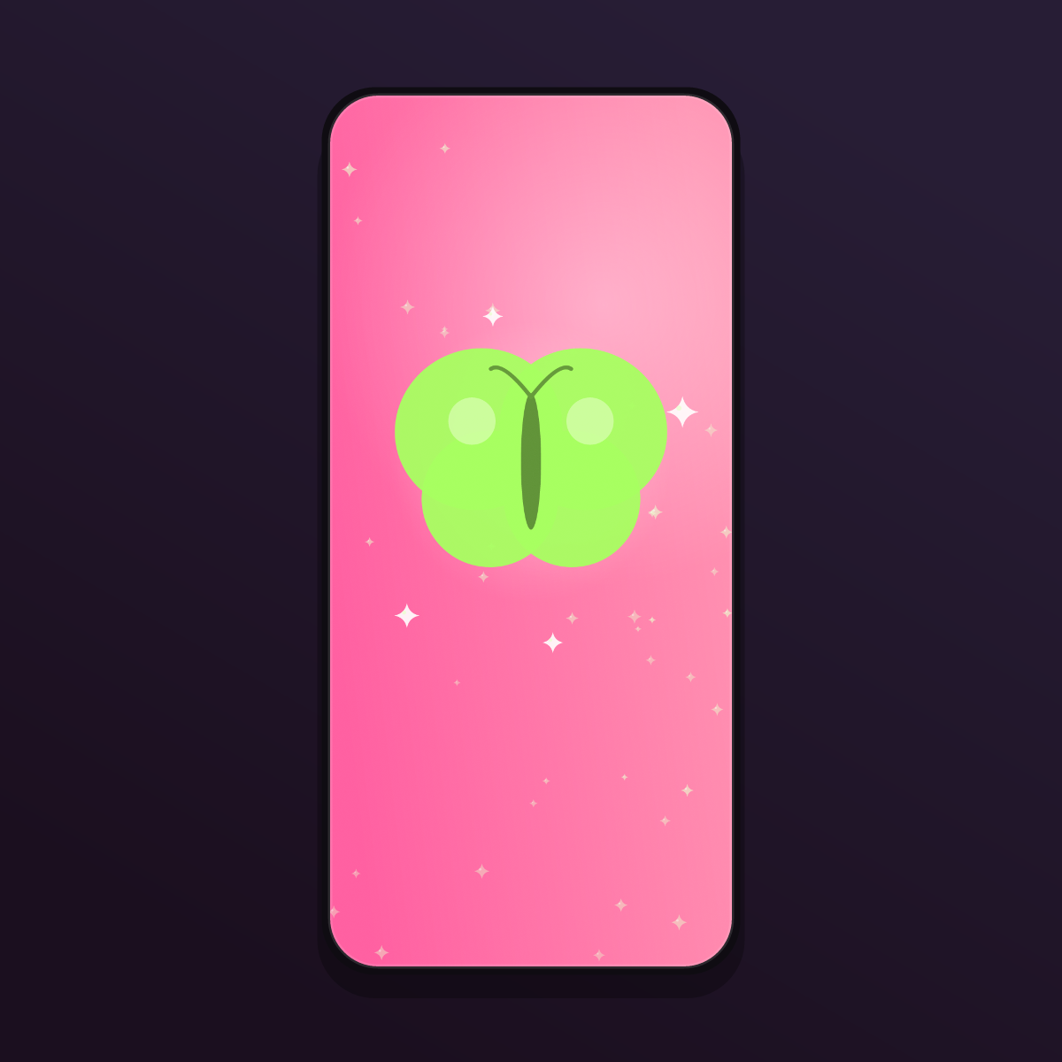 Y2K Retro Star Wallpapers — 12 Sparkle Star, Heart & Butterfly Lock Screens (iPhone + Android) preview 3