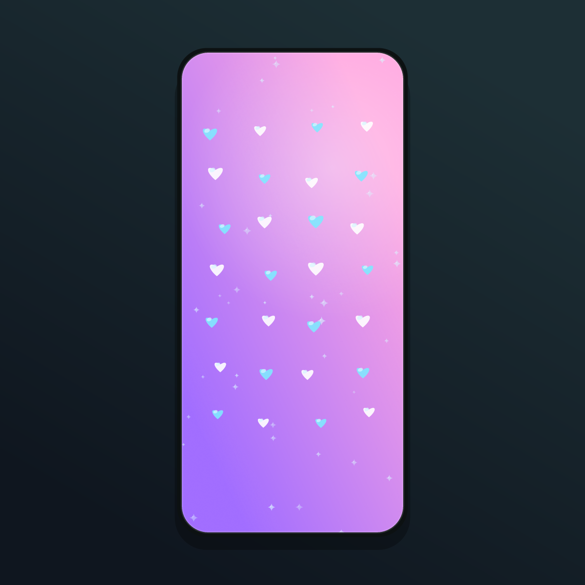 Y2K Retro Star Wallpapers — 12 Sparkle Star, Heart & Butterfly Lock Screens (iPhone + Android) preview 4